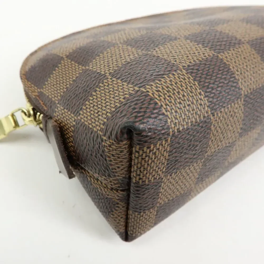 Louis Vuitton Damier Ebene Cosmetic Brown